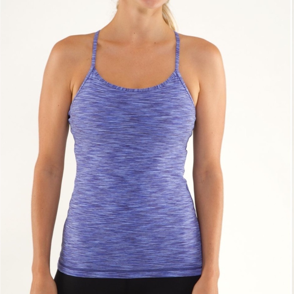 Lululemon Power Y Tank
Royalty Space Dye purple lavender​​